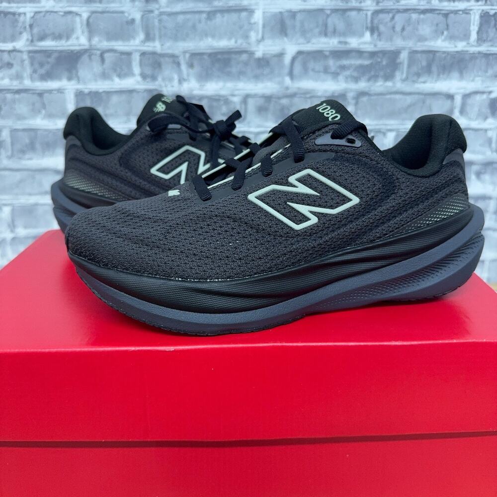 New Balance 1080v15 Black Olivine Running Shoes W10803AW Womens Size 6 NIB